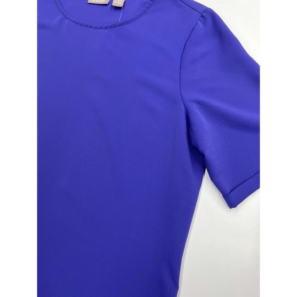 Chico's Purple Pullover High Low 3/4 Sleeve Blouse - Picture 11 of 14